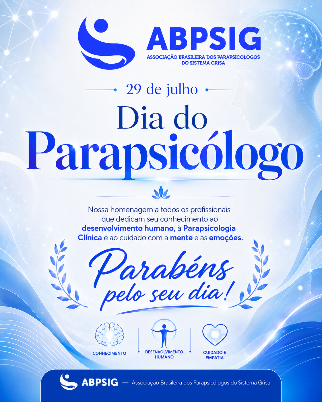 29 de Julho — Dia do Parapsicólogo: Conhecimento, Acolhimento e Transformação